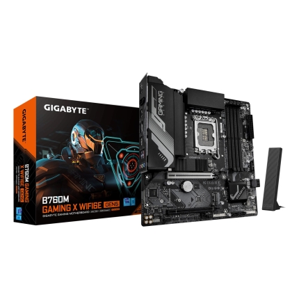 Mainboard GIGABYTE Intel B760 Express LGA1700 Micro-ATX Memory DDR5 Memory slots 4 B760MGXWF6EGEN5