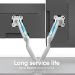 MONITOR ACC DESK MOUNT/13-32" WHITE G200-W ONKRON - Image 12
