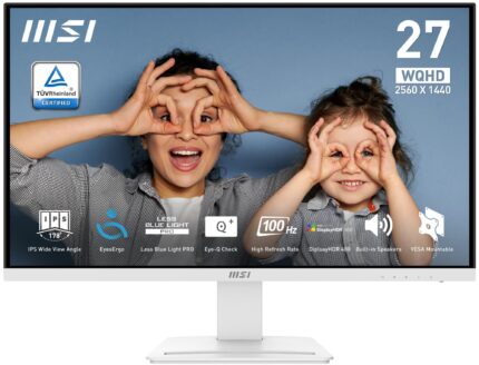 MSI LCD Monitor|MSI|PRO MP273QW E2|27"|Business|Matte|2560x1440|16:9|100Hz|1 ms|Speakers|Colour White|PROMP273QWE2