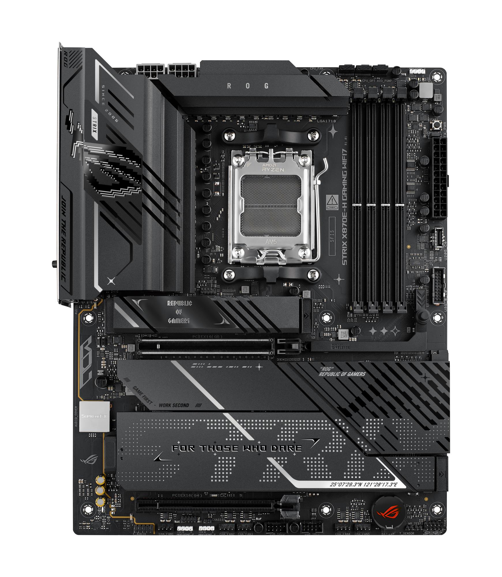 1e651fdc-742f-4904-a4a6-eef00b752933 ASUS Mainboard|ASUS|AMD X870E|SAM5|ATX|Memory DDR5|Memory slots 4|STRIXX870E-HGAMWIFI7 - Image 1