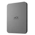 External HDD LACIE Mobile Drive Secure STLR2000400 2TB USB-C USB 3.2 Colour Space Gray STLR2000400 - Image 2