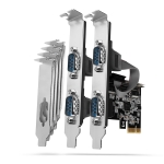 AXAGON NET CARD PCIE 250KBPS 4PORT/SP&LP PCEA-S4N AXAGON