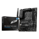 Mainboard MSI Intel B760 Express LGA1700 ATX Memory DDR4 Memory slots 4 5xPCI-Express 5.0 16x 2xM.2 1xHDMI 1xDisplayPort 4xUSB 2.0 2xUSB 3.2 1xUSB-C 1xPS/2 1xOptical S/PDIF 1xRJ45 5xAudio port PROB760-PWIFIDDR4