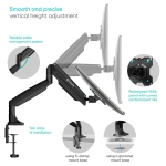 MONITOR ACC DESK MOUNT/13-32" BLACK G200-B ONKRON - Image 7