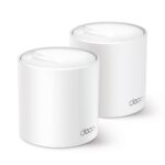 TP-LINK Wireless Router|TP-LINK|Wireless Router|2-pack|5400 Mbps|Mesh|IEEE 802.11a|IEEE 802.11n|IEEE 802.11ac|IEEE 802.11ax|2x10/100/1000M|DECOX60(2-PACK)