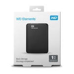 External HDD WESTERN DIGITAL Elements Portable 1TB USB 3.0 Colour Black WDBUZG0010BBK-WESN - Image 8