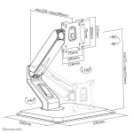 MONITOR ACC DESK MOUNT 10-32"/FPMA-D885BLACK NEOMOUNTS - Image 17