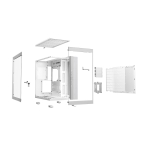 Case BE QUIET LIGHT BASE 600 DX Tower Case product features Transparent panel ATX MicroATX MiniITX Colour White BGW66 - Image 4
