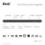 NB ACC DOCKING STATION 12IN1/USB-C 100W CSV-2541 CLUB3D - Image 9