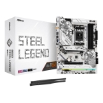 Mainboard ASROCK AMD B650 SAM5 ATX Memory DDR5 Memory slots 4 1xPCI-Express 3.0 16x 1xPCI-Express 4.0 1x 1xPCI-Express 5.0 16x 1xM.2 1xHDMI 1xDisplayPort 8xUSB 2.0 3xUSB 3.2 2xUSB-C 1xRJ45 2xAudio port B650STEELLEGENDWIFI