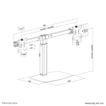 MONITOR ACC DESK MOUNT 10-27"/FPMA-D865DBLACK NEOMOUNTS - Image 15