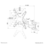 MONITOR ACC WALL MOUNT/32-55" WL70-550BL14 NEOMOUNTS - Image 15