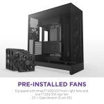 Case NZXT ATX/micro ATX/Mini-ITX/EATX Black Midi Tower PC CM-H92FB-01 - Image 4