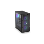 Case ENDORFY Regnum 400 ARGB MidiTower Case product features Transparent panel Not included ATX MicroATX MiniITX Colour Black EY2A009 - Image 9
