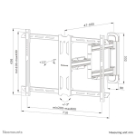 TV SET ACC WALL MOUNT/WL40S-850BL16 NEOMOUNTS - Image 20