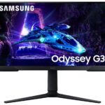 LCD Monitor SAMSUNG Odyssey G3 24" Gaming Panel VA 1920x1080 16:9 180Hz 1 ms Swivel Pivot Height adjustable Tilt Colour Black LS24DG302EUXEN