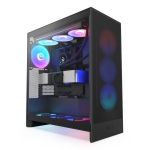 Case NZXT H7 Flow RGB MidiTower ATX EATX MicroATX MiniITX Colour Black CM-H72FB-R1