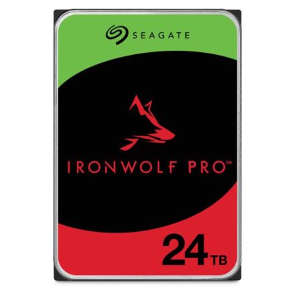 SEAGATE HDD|SEAGATE|IronWolf Pro|24TB|SATA|512 MB|7200 rpm|Discs/Heads 10/20|3,5"|ST24000NT002