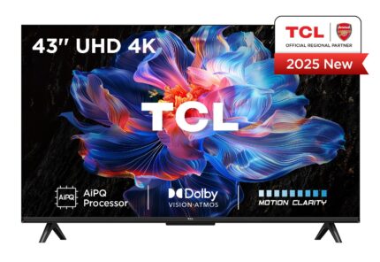 TCL TV Set|TCL|43 "|4K Ultra HD|3840 x 2160 pixels|Flat|16:9|DLED|43V6C