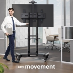 TV SET ACC MOBILE STAND/40-70"/BLACK TS1551-B ONKRON - Image 8