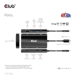 NB ACC DOCKING STATION 7IN1/USB-C 100W CSV-1598 CLUB3D - Image 9