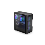 Case ENDORFY Regnum 400 ARGB MidiTower Case product features Transparent panel Not included ATX MicroATX MiniITX Colour Black EY2A009 - Image 5