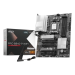 Mainboard MSI AMD B840 SAM5 ATX Memory DDR5 Memory slots 4 5xPCI-Express 16x 2xM.2 1xHDMI 1xAudio-In 1xAudio-Out 1xMicrophone 4xUSB 2.0 3xUSB 3.2 1xUSB-C 1xRJ45 PROB840-PWIFI