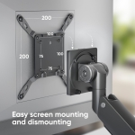MONITOR ACC DESK MOUNT/17-57" BLACK G130-B ONKRON - Image 4