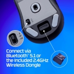 MOUSE USB OPTICAL HYPERX PF/HAS2 MINI WL BK 7D388AA HYPERX - Image 7