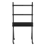 TV SET ACC FLOOR STAND 55-86"/BLACK TVS-86F-02 GEMBIRD - Image 2