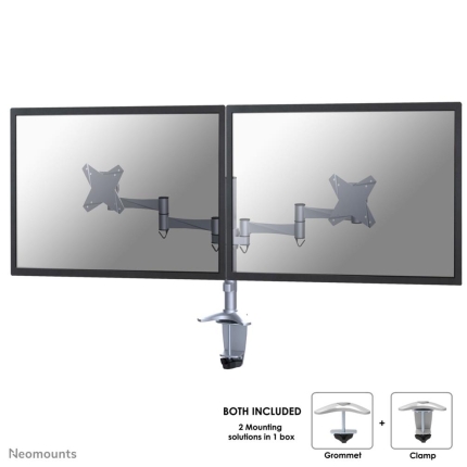 TV SET ACC DESK MOUNT 10-24"/FPMA-D1330DSILVER NEOMOUNTS