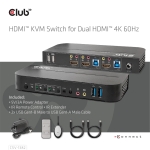 VIDEO SWITCH KVM HDMI 2PORT/CSV-1382 CLUB3D - Image 6
