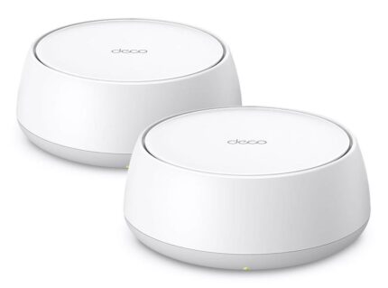 TP-LINK Wireless Router|TP-LINK|Wireless Router|2-pack|3600 Mbps|Mesh|LAN  WAN ports 2|Number of antennas 4|DECOBE25(2-PACK)