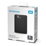 External HDD WESTERN DIGITAL Elements Portable 2TB USB 3.0 Colour Black WDBU6Y0020BBK-WESN - Image 8