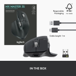 MOUSE BLUETH OPTICAL MASTER 3S/BLACK 910-006559 LOGITECH - Image 20