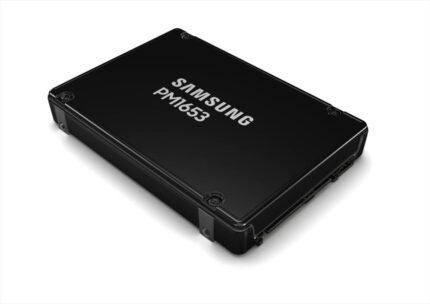 SAMSUNG SSD|SAMSUNG|Model name PM1653|7680 GB|SAS|2.5"|Write speed 3700 MB/s|Read speed 4200 MB/s|MZILG7T6HBLA-00A07