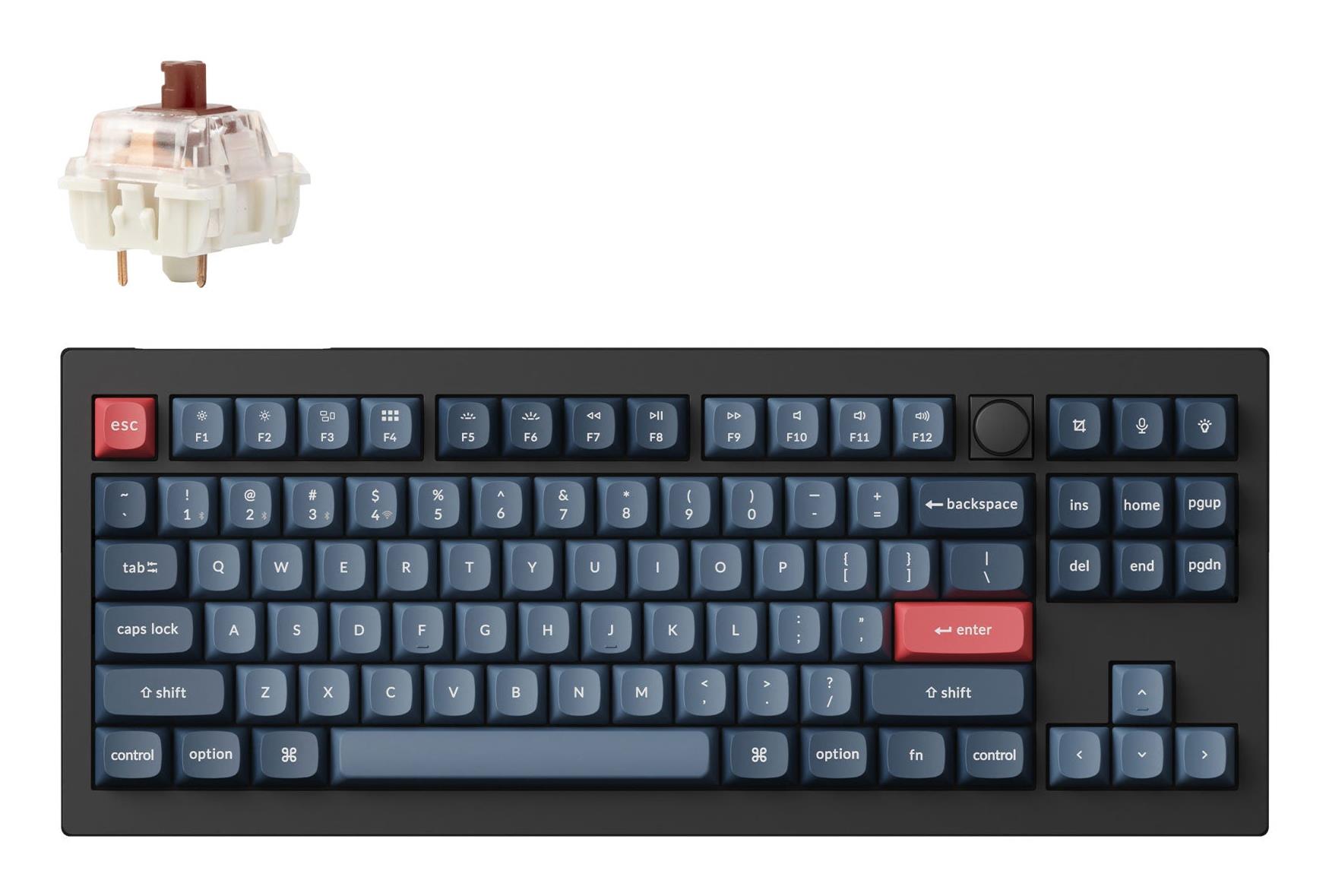 414d9de5-bb96-4a3f-99dd-a33f8e13dde7 KEYBOARD WRL V3 MAX RGB/CARBON BLACK V3M-D3 KEYCHRON - Image 1