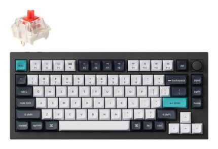 KEYCHRON KEYBOARD WRL Q1 MAX RGB/CARBON BLACK Q1M-M1 KEYCHRON