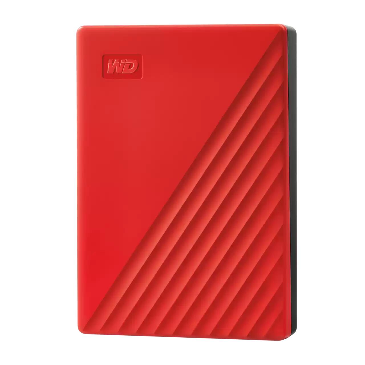 46bc4fab-eda6-4677-b778-6b6cc57a3b68 WESTERN DIGITAL External HDD|WESTERN DIGITAL|My Passport|6TB|USB 2.0|USB 3.2|Colour Red|WDBR9S0060BRD-WESN - Image 1
