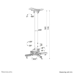 PROJECTOR ACC CEILING MOUNT/CL25-550BL1 NEOMOUNTS - Image 17
