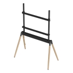 TV SET ACC FLOOR STAND 55-86"/BLK/WOOD TVS-86F-01-BK GEMBIRD - Image 2