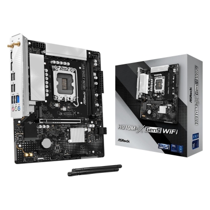 Mainboard ASROCK LGA 1851 (Socket V1) RAM DDR5-SDRAM 2xSlots H810M-XGEN5WIFI