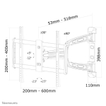 TV SET ACC WALL MOUNT SILVER/LED-W700SILVER NEOMOUNTS - Image 9