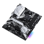 Mainboard ASROCK AMD B550 SAM4 ATX 2xPCI-Express 3.0 1x 1xPCI-Express 3.0 16x 2xM.2 1xPCI-Express 4.0 16x Memory DDR4 Memory slots 4 1x15pin D-sub 1xHDMI 1xUSB type C 5xUSB 3.2 1xPS/2 1xRJ45 3xAudio port B550PRO4 - Image 3