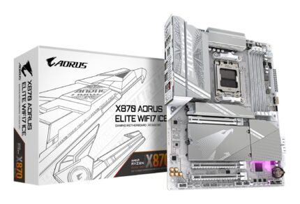 GIGABYTE Mainboard|GIGABYTE|AMD X870|Socket AM5|ATX|RAM DDR5-SDRAM|4xSlots|On-board graphics card Yes|Wi-Fi Yes|Bluetooth Yes|4xNumber of M.2 (M) slots|X870 AORUS ELITE WIFI7 ICE|X870AELITEWF7ICE1.1