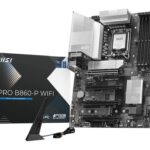 MSI Mainboard|MSI|Intel B860 Express|LGA1851|ATX|Memory DDR5|Memory slots 4|2xPCI-Express 4.0 1x|1xPCI-Express 4.0 4x	|1xPCI-Express 5.0 16x|3xM.2|1xHDMI|1xDisplayPort|8xUSB 2.0|2xUSB 3.2|1xUSB-C|1xRJ45|3xAudio port|1xThunderbolt|PROB860-PWIFI