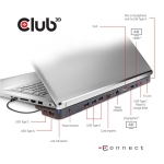 NB ACC DOCKING STATION/USB-C 65W CSV-1564W65 CLUB3D - Image 3