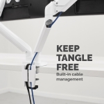 MONITOR ACC ARM DUAL/WHITE 8056301 FELLOWES - Image 5