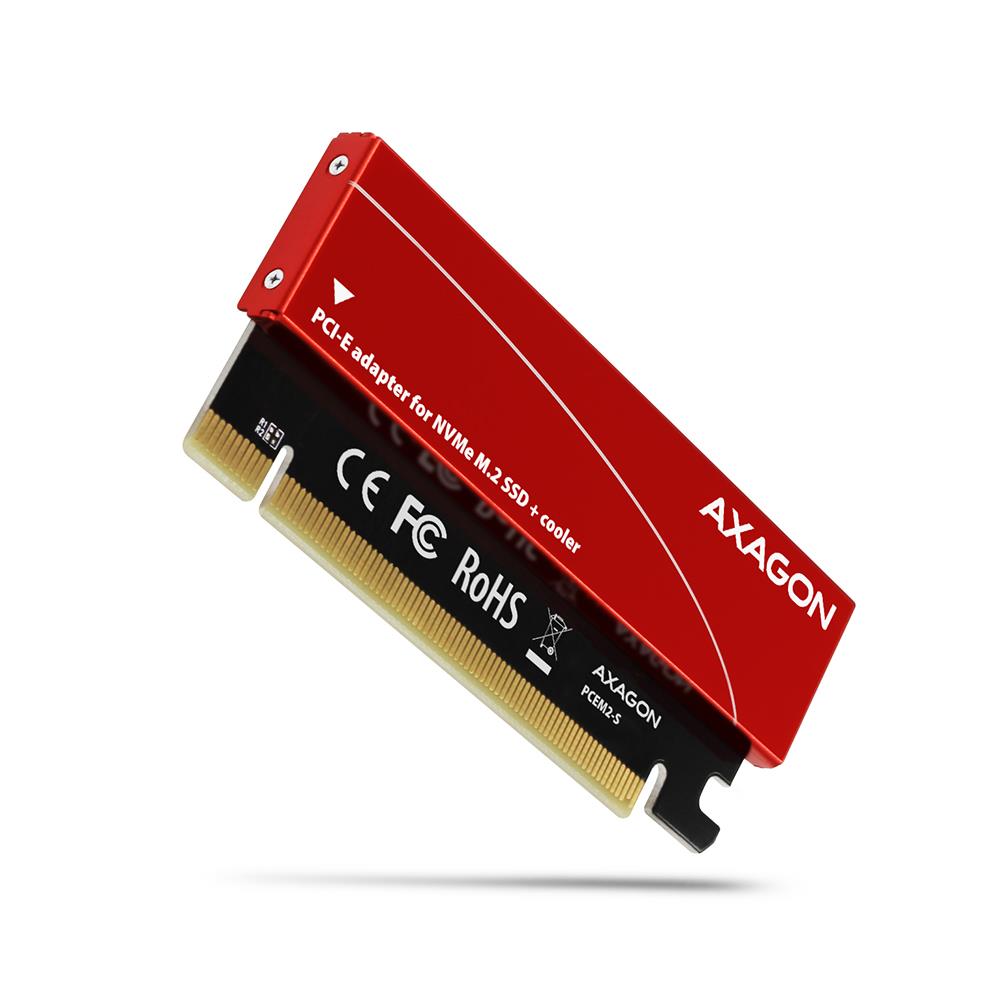 4ebd23a2-6c25-46f1-9bad-a9224a681f6c SSD ACC ADAPTER M.2/NVME/PCEM2-S AXAGON - Image 1