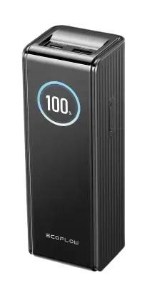 4eebe90d-1c3d-4f4d-914b-d78cb6b84ae1 POWER BANK USB 25000MAH RAPID/170W BLACK 5023001006 ECOFLOW - Image 1